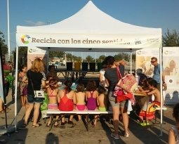 Recicla con los Cinco Sentidos en Sagunto